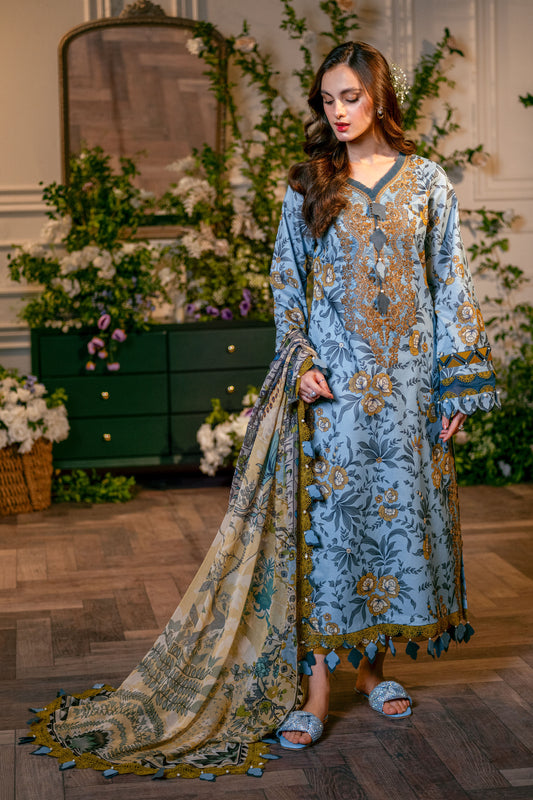 FLORA LAWN 03PC COLLECTION