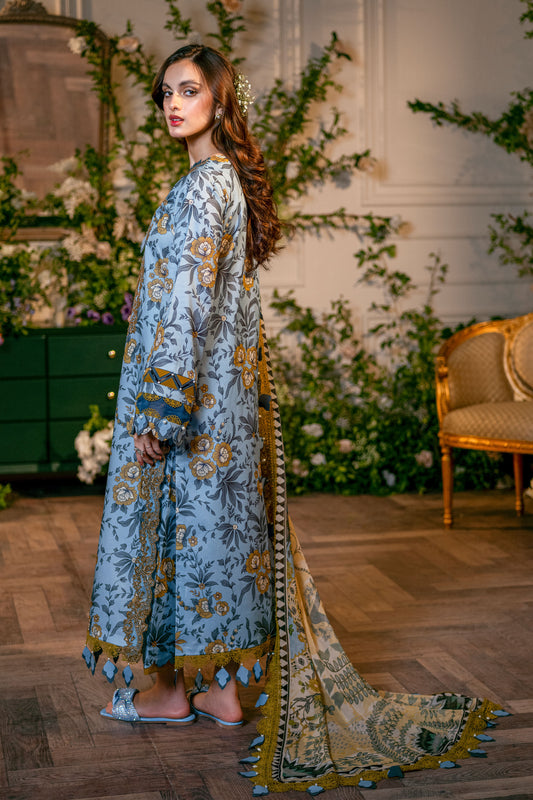 FLORA LAWN 03PC COLLECTION