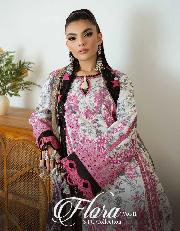 Flora Lawn 03PC Collection 2025