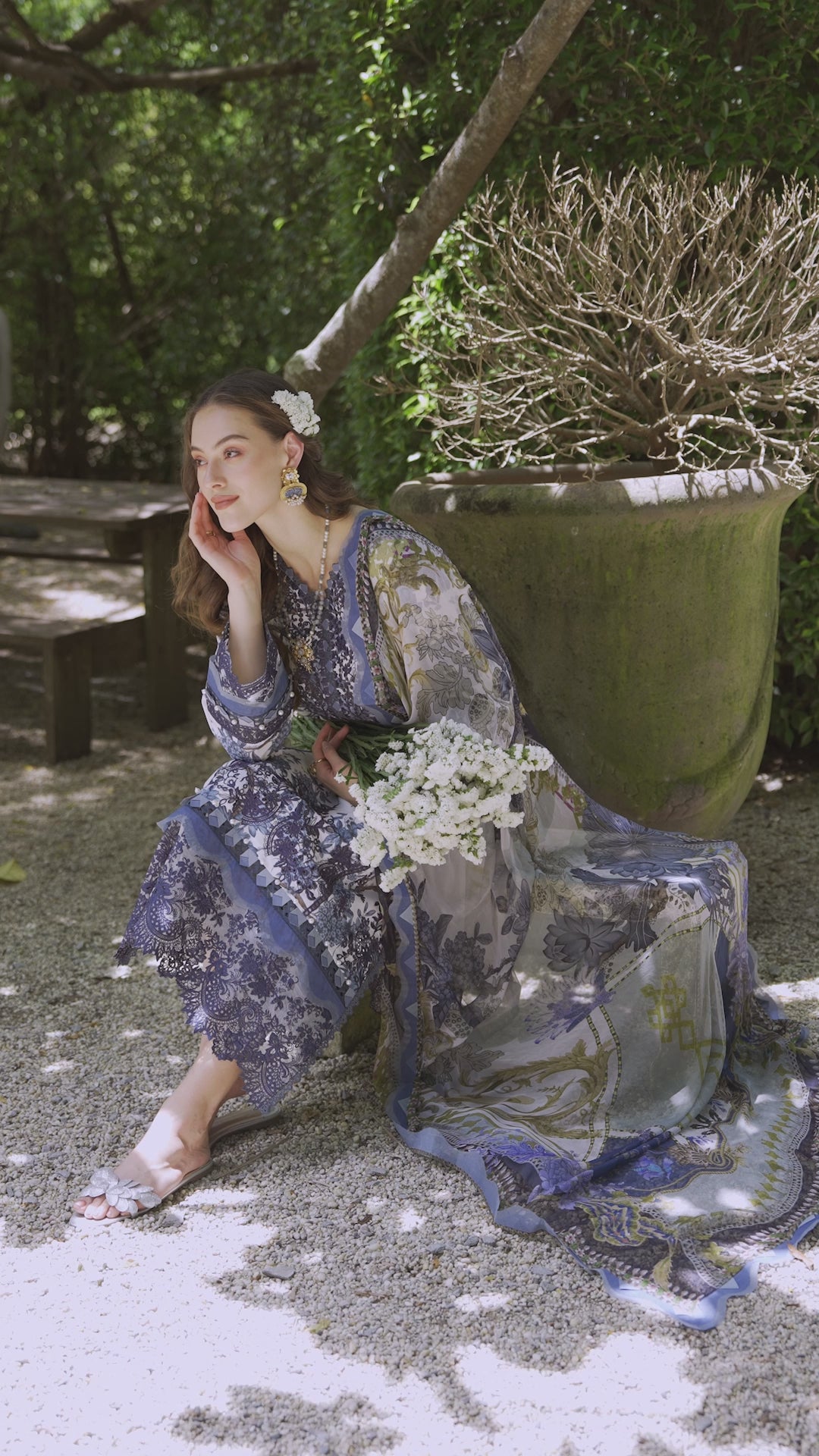 FLORA CAMBRIC 03PC COLLECTION